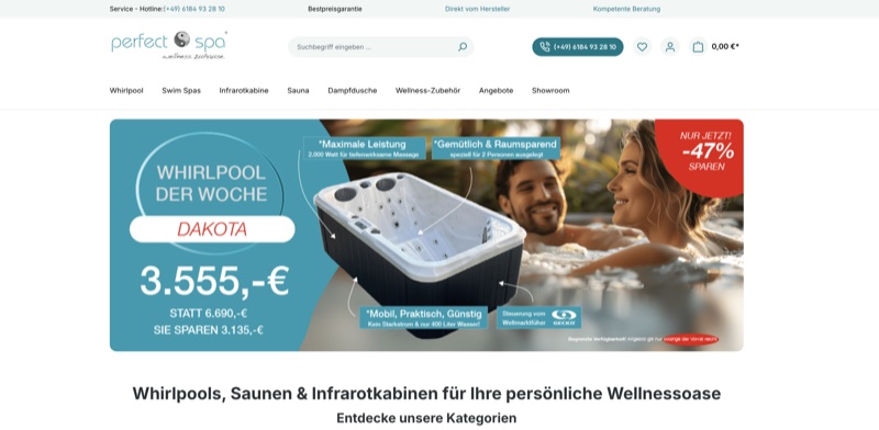 Sichtbarkeitsverlauf Von 0,35 auf 1,23 Sichtbarkeitsindex: Top-Platzierungen für hochkompetitive Whirlpool-Keywords